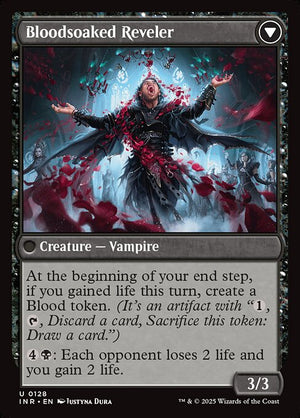 Restless Bloodseeker // Bloodsoaked Reveler (128) [Innistrad Remastered] Reverse