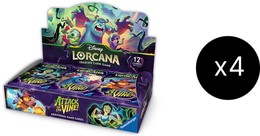 Disney Lorcana Attack of the Vine Booster Box Case