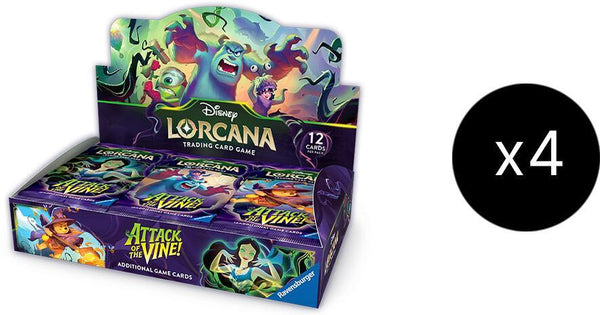 Disney Lorcana Attack of the Vine Booster Box Case