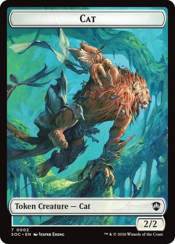 Cat // Inkling (0022) Double-Sided Token (2 // 22) [Secrets of Strixhaven Commander]