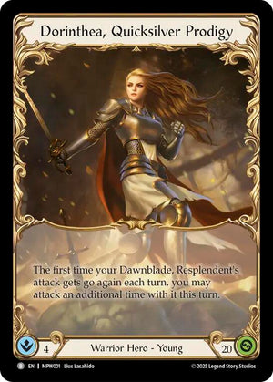Dorinthea, Quicksilver Prodigy (MPW001) [Mastery Pack Warrior]