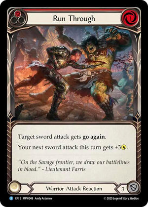 Run Through (Red) (MPW048) [Mastery Pack Warrior]