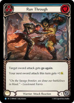 Run Through (Blue) (MPW050) [Mastery Pack Warrior]