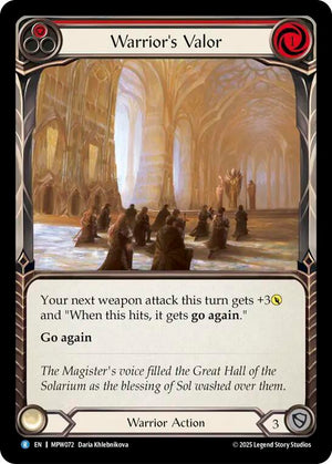 Warrior's Valor (MPW072) [Mastery Pack Warrior]