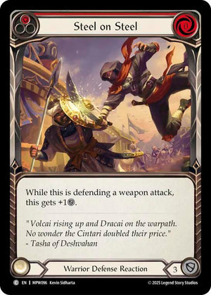 Steel on Steel (Red) (MPW096) [Mastery Pack Warrior]