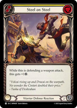 Steel on Steel (Yellow) (MPW097) [Mastery Pack Warrior]