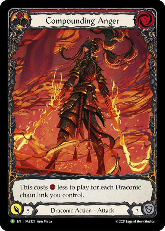 Compounding Anger - FAB321 [Flesh and Blood Promo Cards]