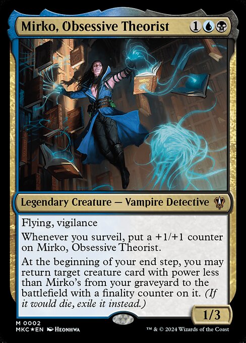 Mirko, Obsessive Theorist (2) [Murders at Karlov Manor Commander]