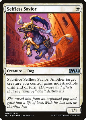 Selfless Savior (36) [Core Set 2021]
