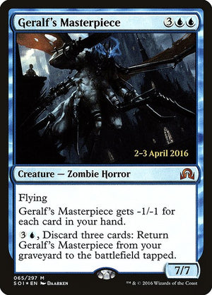 Geralf's Masterpiece (65s) [Shadows over Innistrad Promos]