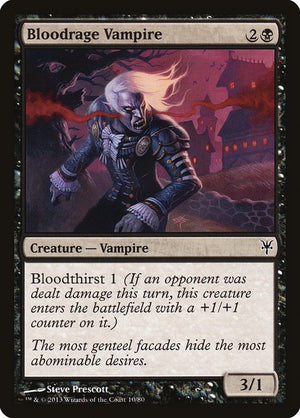 Bloodrage Vampire (10) [Duel Decks: Sorin vs. Tibalt]