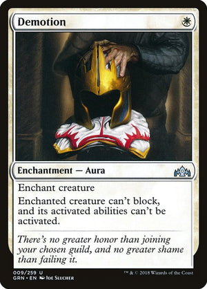 Demotion (9) [Guilds of Ravnica]