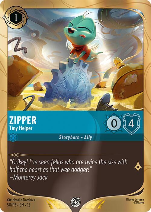Zipper - Tiny Helper (50) [Disney Lorcana Promo Cards]