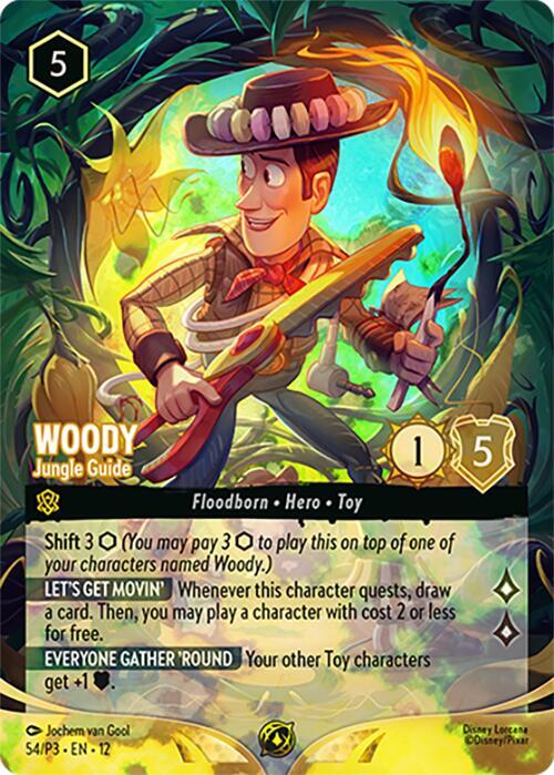 Woody - Jungle Guide (Store Championship) (54) [Disney Lorcana Promo Cards]
