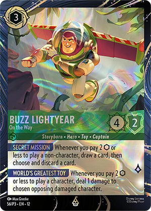Buzz Lightyear - On the Way (56) [Disney Lorcana Promo Cards]