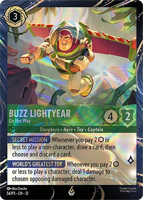 Buzz Lightyear - On the Way (56) [Disney Lorcana Promo Cards]