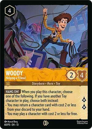 Woody - Helping a Friend (60) [Disney Lorcana Promo Cards]