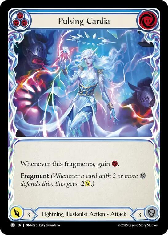 Pulsing Cardia (Blue) (OMN023) [Omens of the Third Age]