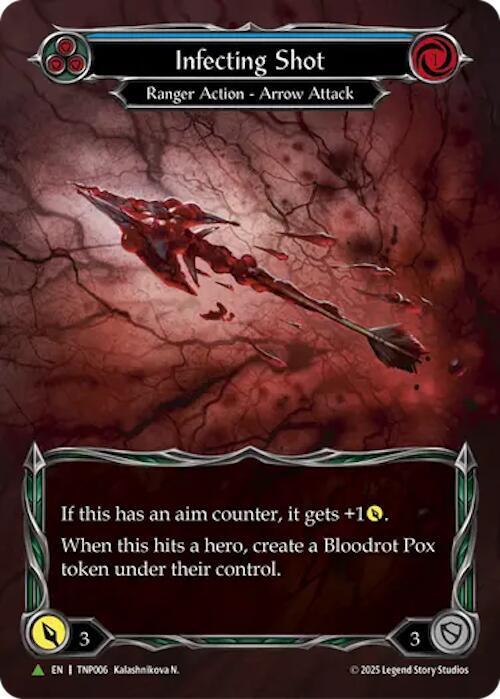 Infecting Shot (Blue) (Marvel) - TNP006 [Flesh and Blood Promo Cards]