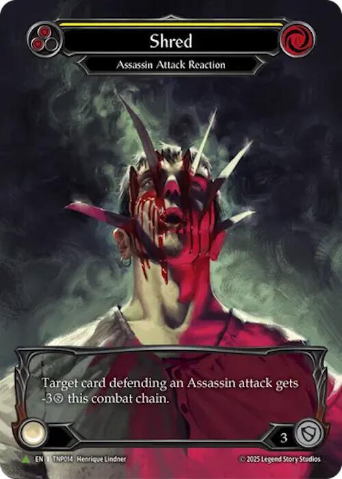 Shred (Yellow) (Marvel) - TNP014 [Flesh and Blood Promo Cards]