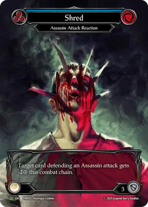 Shred (Blue) (Marvel) - TNP015 [Flesh and Blood Promo Cards]