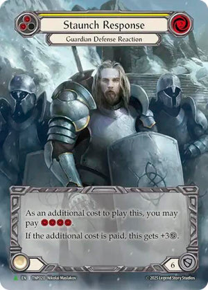 Staunch Response (Yellow) (Marvel) - TNP020 (TNP019) [Flesh and Blood Promo Cards]