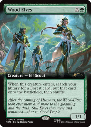Wood Elves (Extended Art) (4) [Unique and Miscellaneous Promos]
