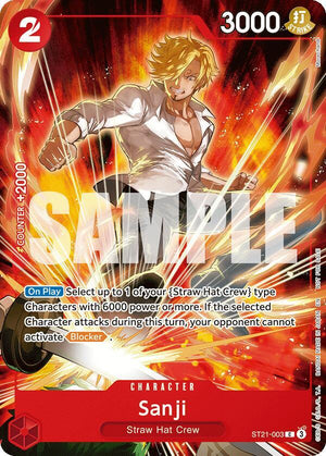 Sanji (Welcome Pack 2026 Vol.1) (ST21-003) [One Piece Promotion Cards]