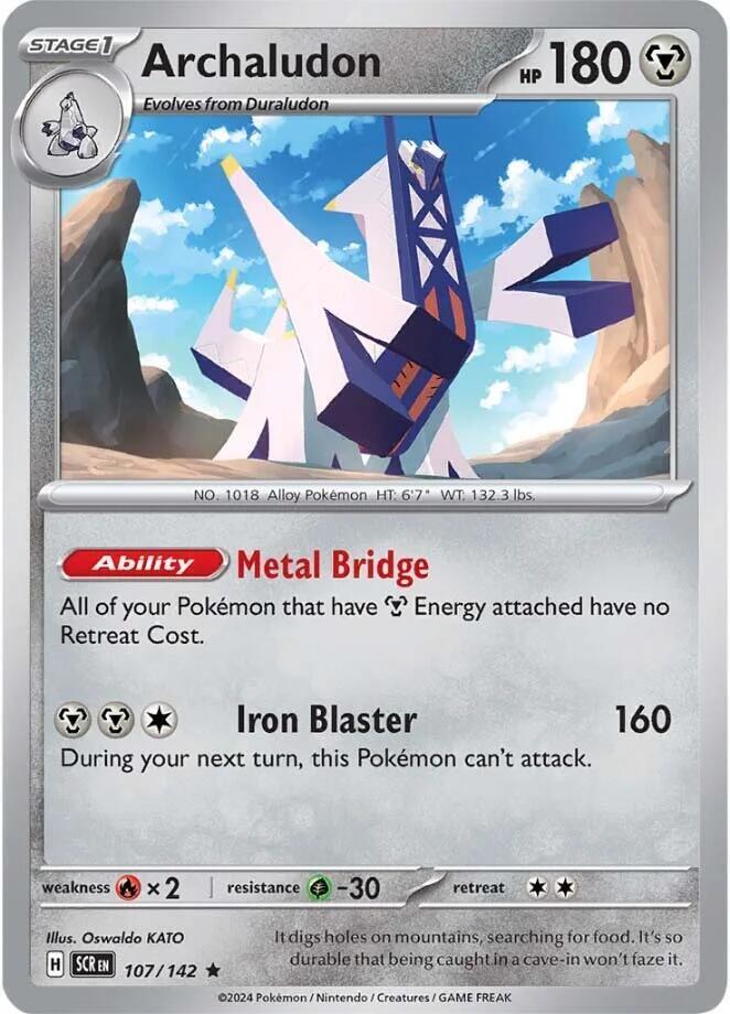 Archaludon - 107/142 (Non-Holo) [Deck Exclusives]