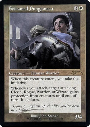 Seasoned Dungeoneer (Retro Frame) (7144) [Secret Lair Drop]