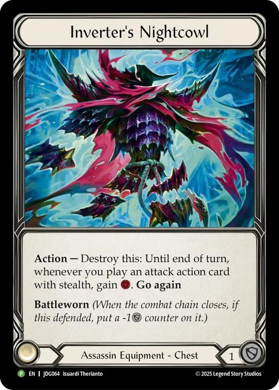 Inverter's Nightcowl - JDG064 [Flesh and Blood Promo Cards]