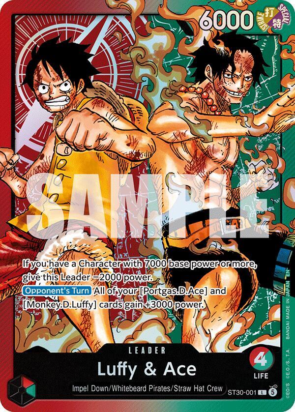 Luffy & Ace (ST30-001) [Starter Deck EX: Luffy & Ace]