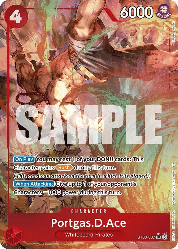 Portgas.D.Ace (007) (Parallel) (ST30-007) [Starter Deck EX: Luffy & Ace]