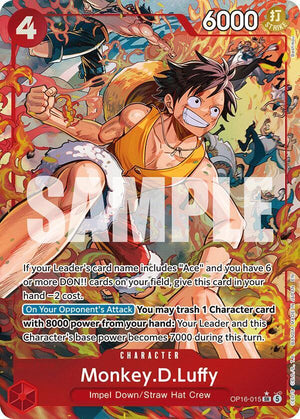 Monkey.D.Luffy (Alternate Art) (OP16-015) [The Time of Battle]