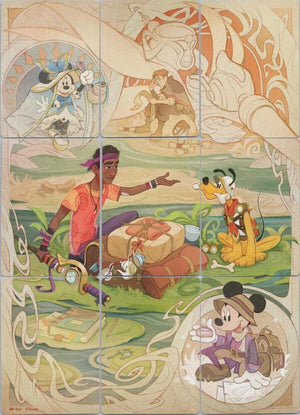 Wilds Unkown Puzzle Insert (Set of 9) [Wilds Unknown]