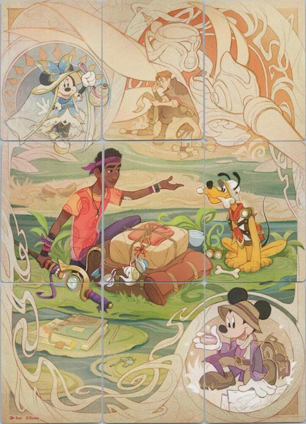 Wilds Unkown Puzzle Insert (Set of 9) [Wilds Unknown]