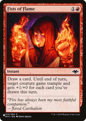 Fists of Flame (MH1) (123) [The List]