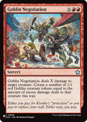 Goblin Negotiation (88) [The List]