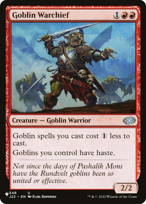 Goblin Warchief (J22) (548) [The List]