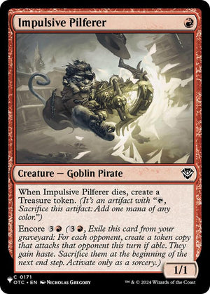 Impulsive Pilferer (171) [The List]