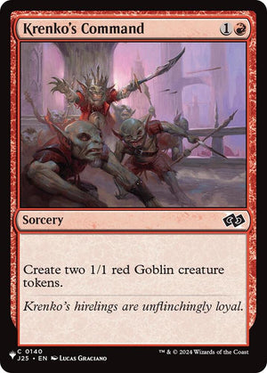 Krenko's Command (J25) (140) [The List]
