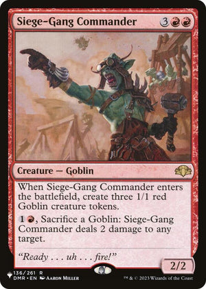 Siege-Gang Commander (136) [The List]