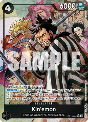 Kin'emon (Alternate Art) (OP16-082) [The Time of Battle]