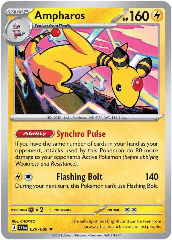 Ampharos - 029/086 (Non-Holo) [Deck Exclusives]