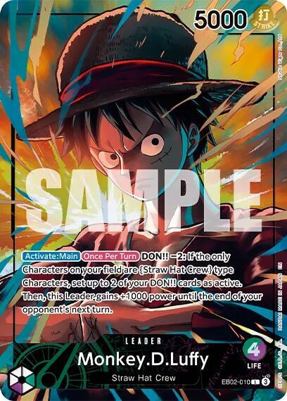 Monkey.D.Luffy (Official Playmat Limited Edition Vol.5) (EB02-010) [One Piece Promotion Cards]