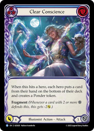 Clear Conscience (Blue) (AZS020) [Armory Deck: Zyggy]