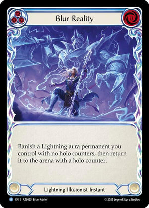 Blur Reality (Blue) (AZS025) [Armory Deck: Zyggy]