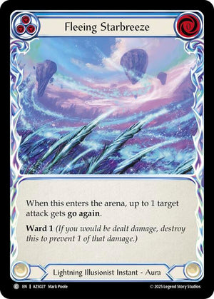 Fleeing Starbreeze (Blue) (AZS027) [Armory Deck: Zyggy]