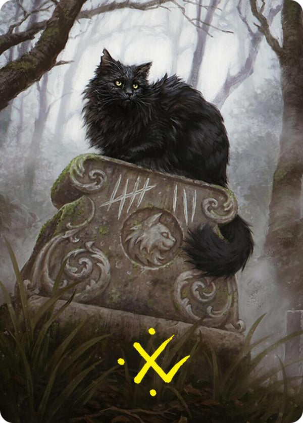 Nine-Lives Familiar 2 Art Card (36/54) (Gold-Stamped Signature) [Foundations Art Series]