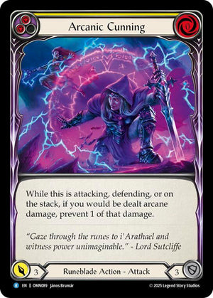 Arcanic Cunning (Yellow) (OMN089) [Omens of the Third Age]